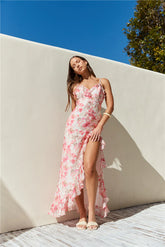 Rose Rendezvous Maxi Dress Red