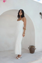 Moonlit Dance��Maxi Dress White