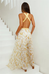 Fashion Forward Maxi Dress Yellow