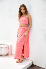 Another Round Maxi Skirt Red