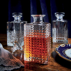 Mixology 25.25 oz Elixir Spirits Decanter with Airtight Glass Stopper (1 Piece)