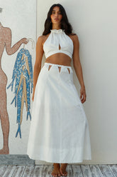 Santorini Sunrise Linen Set White