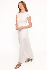 Constance Lace Maxi Dress - White