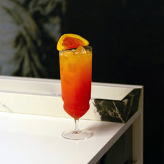 Italian Premium Tequila Sunrise Cocktail Glasses | 14oz | Backdoor '20s | Set of 6