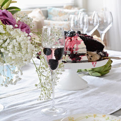 Italian Premium Champagne Glasses | 7.5oz | Michelangelo Masterpiece Gold Label | Set of 4