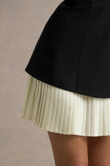 Lysette | Black Sweetheart Long-Sleeve Stretch Mini Dress