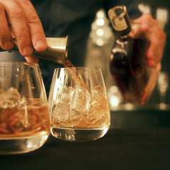 Premium Italian DOF Whiskey Glasses | 13.5oz | Mixology Classic Club | Set of 6