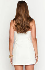 Dianna White Strapless Mini Dress