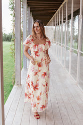 Kamie Maxi Dress - Pink Floral