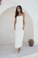 Moonlit Dance��Maxi Dress White