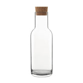 Italian Premium Glass Carafe with Cork Stopper | 34oz | Sublime