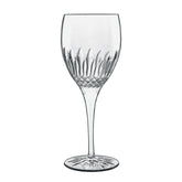 Italian Premium Riesling White Wine Glasses | 12.75oz | Diamante | Set of 4