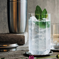 Italian Premium Highball Glasses | 15.25oz | Jazz | Set of 4