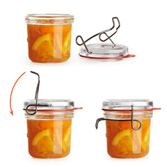 Italian Premium Frigo Canning & Food Jars Set | 3pc | Lock-Eat