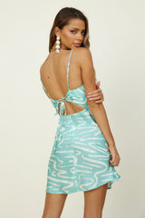 Moonlit Sea Dress Green