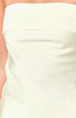 Annie Cream Strapless Mini Dress