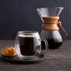 Thermic Glass 10.25oz Coffee Glasses (Set of 2)