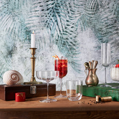 Italian Premium Negroni Cocktail Glasses | 9.5oz | Jazz | Set of 4