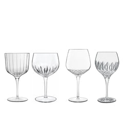 Italian Premium Assorted Gin Glasses | Mixology | 4pc Set