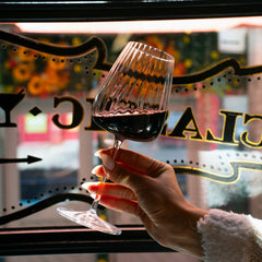 Optica 23.75 oz Bordeaux Red Wine Glasses (Set of 4)