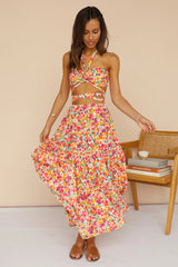 Wattlebush Maxi Skirt Red