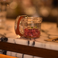 Italian Premium Canning & Food Jar | 6.75oz | Lock-Eat | Set of 6