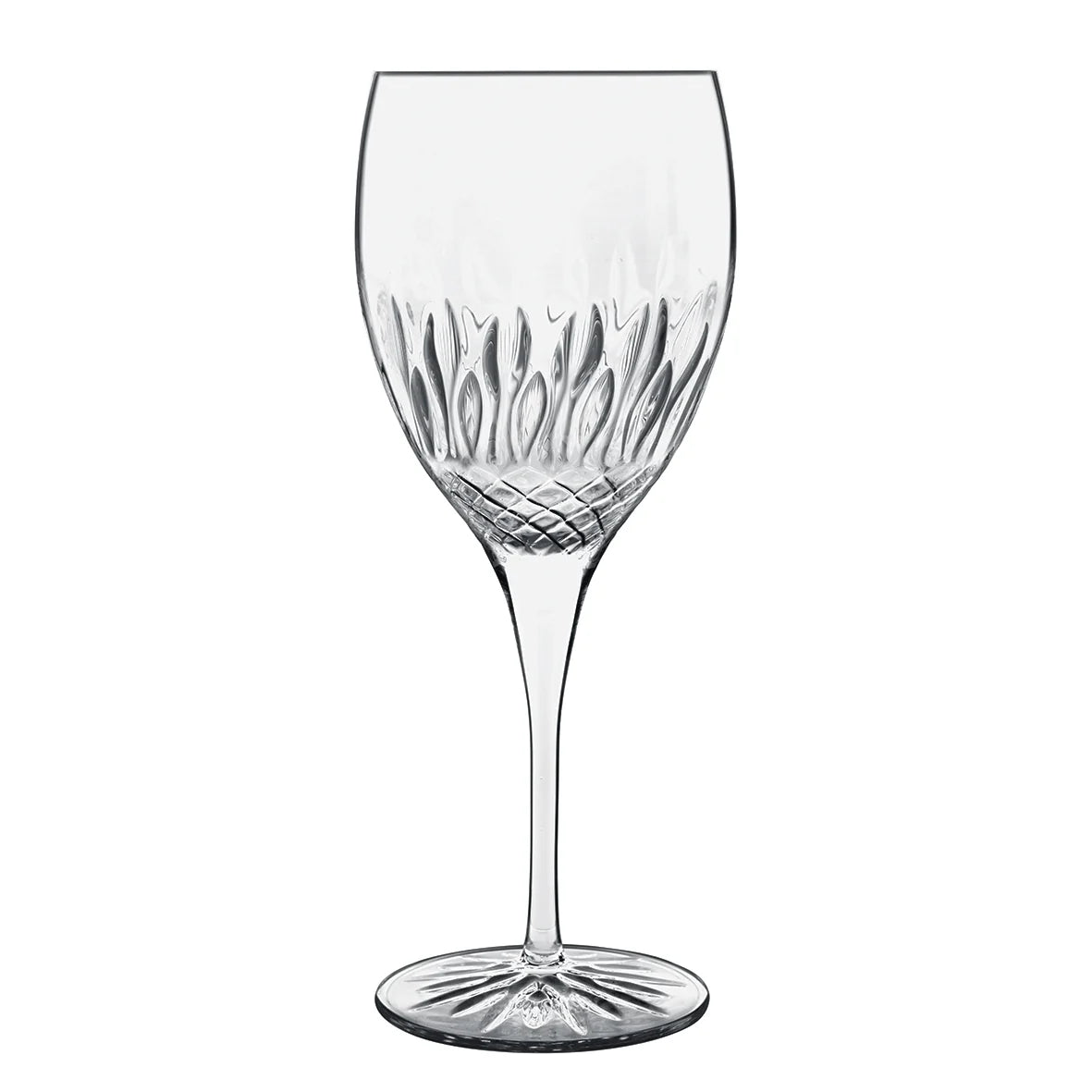 Italian Premium Chianti Red Wine Glasses | 17.5oz | Diamante | Set of 4