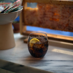 Mixology 17 oz Cocktail Ice Drinking Glasses (Set Of 6)