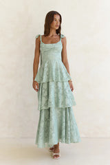 Meadow Of Dreams Maxi Dress Sage