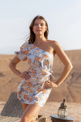 Flowers Of The Sun Dress Blue