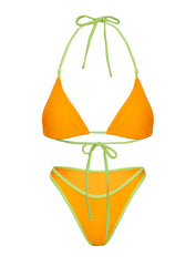 Sandbar Bikini Bottoms Orange / Green