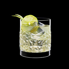 Italian Premium Textures DOF Whiskey Glasses | 12.75oz | Mixology | Set of 4