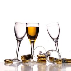 Italian Premium Liqueur Glasses | 2.25oz | Michelangelo Masterpiece | Set of 4