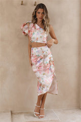 Serenity Midi Skirt Pink