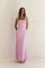 Spring In The Clouds Maxi Dress Lilac
