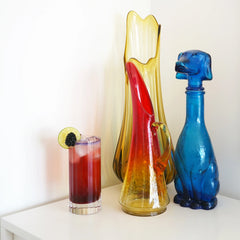 Italian Premium Retro Highball Glasses | 16.25oz | Bach | Set of 4