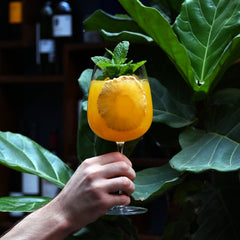 Talismano 25.25 oz Burgundy Red Wine/Gin Glasses (Set of 4)