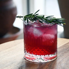 Italian Premium Whiskey Glasses | 12.75oz | Diamante | Set of 4