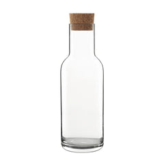 Italian Premium Glass Carafe with Cork Stopper | 34oz | Sublime