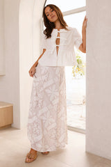 Mood For Love Maxi Skirt Terracotta