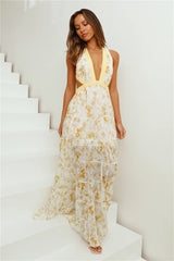 Fashion Forward Maxi Dress Yellow