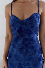 Wander In Style Maxi Dress Blue