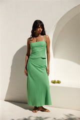 Big Dreamer Linen Set Green
