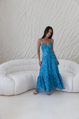 Ros�� Horizon Maxi Dress Blue